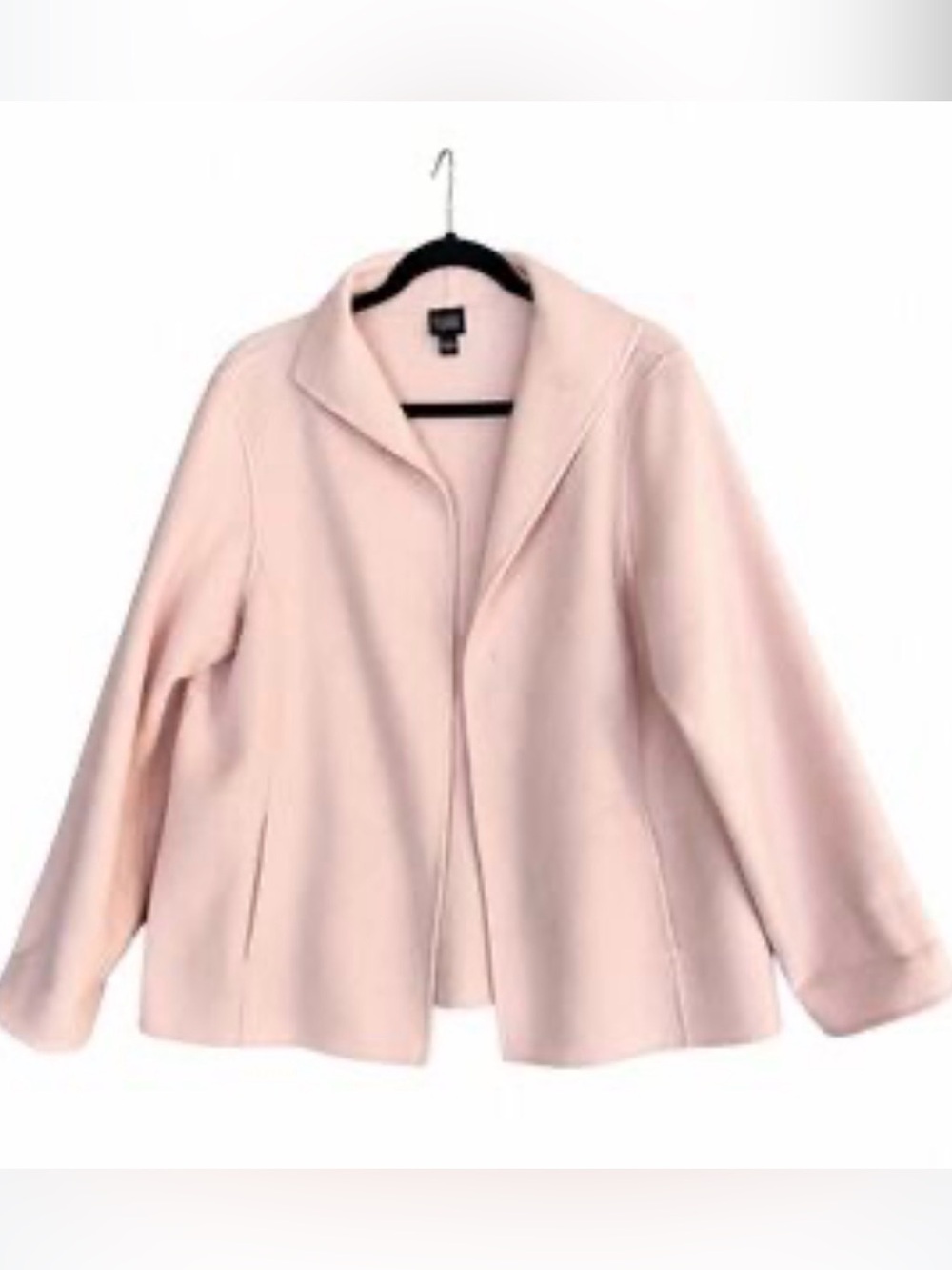Eileen Fisher
Vintage Eileen Fisher light pink wool coat size medium